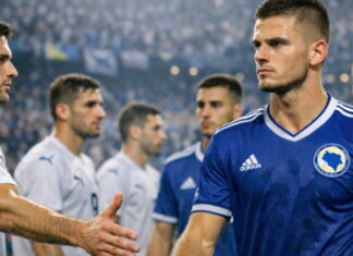 Bosanski U21 fudbaleri odbili rukovati se s izraelskim igračima pred UEFA meč Bosanski U21 fudbaleri odbili rukovati se s izraelskim igračima pred UEFA meč